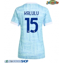 Maglie da calcio Juventus Pierre Kalulu #15 Seconda Maglia Femminile 2025-26 Manica Corta